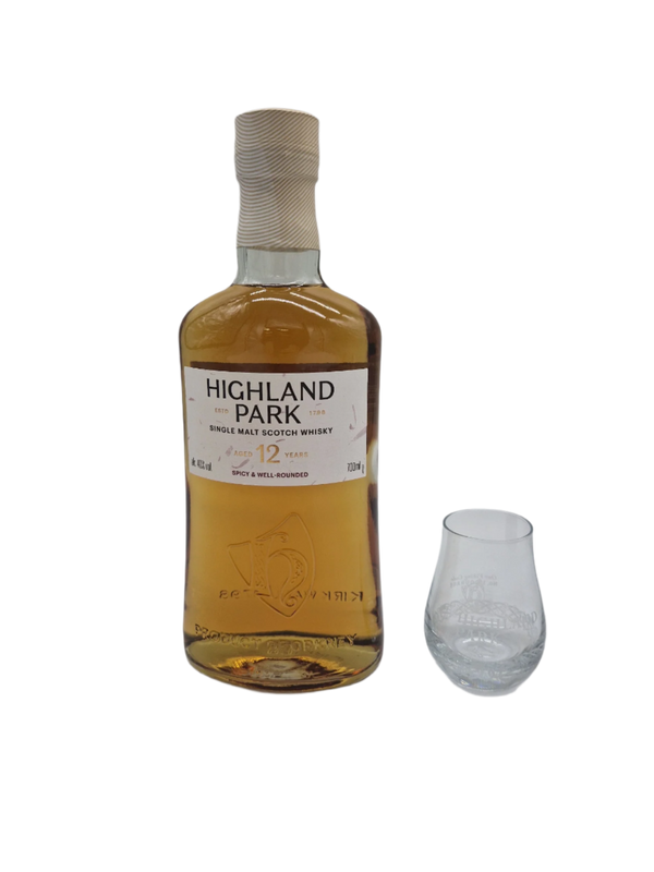 Forkæl dig selv med Highland Park 12 Years Old Whisky & Eksklusivt Glas