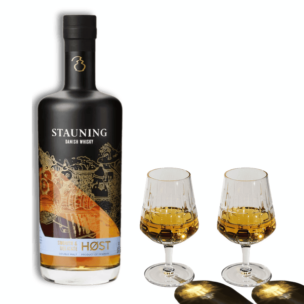 Den perfekte gave til whiskyelskeren: Stauning Høst + Bullet Glas