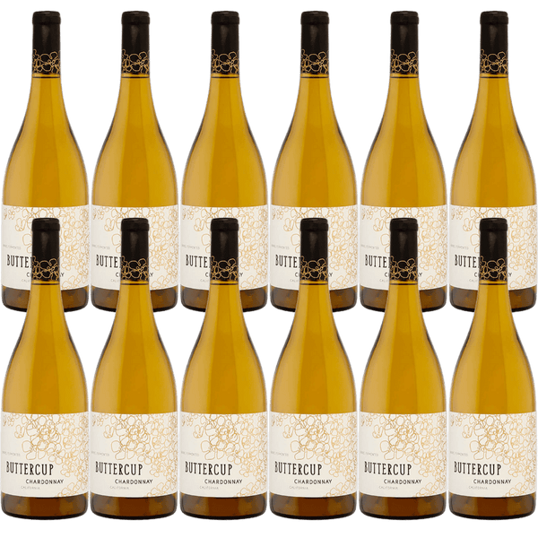 12 Bottles Buttercup Chardonnay White Wine