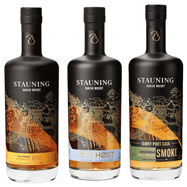 Stauning Whisky Pakken – Høst, Rye og Smoke i Enestående Selskab